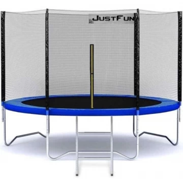 Батут Just Fun 252 см зовнішня сітка + драбинка