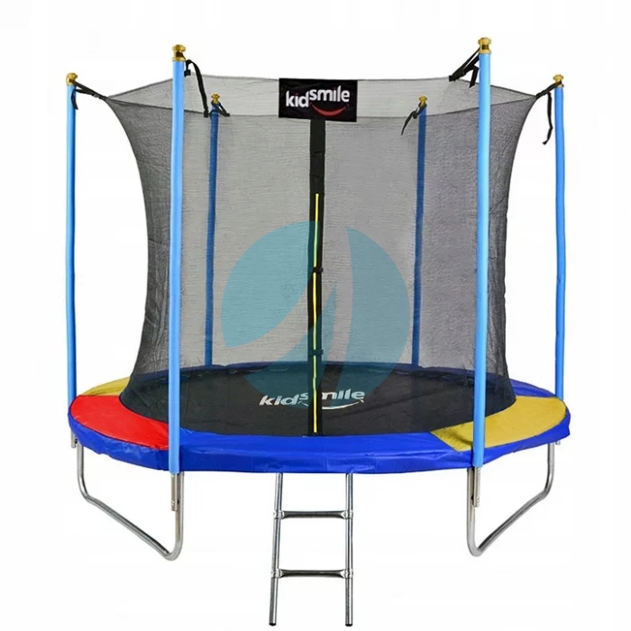 Батут Посилений Ekspand Kidsmile 312 см внутрішня сітка, сходи Multicolor — фото 2