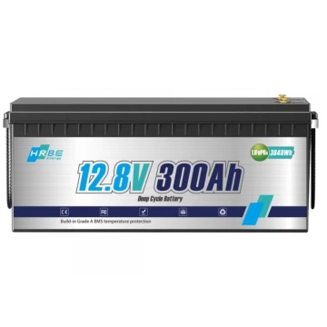 LiFePO4 12V/300Ah Акумулятор HRBEnergy з BMS для систем резервного живлення
